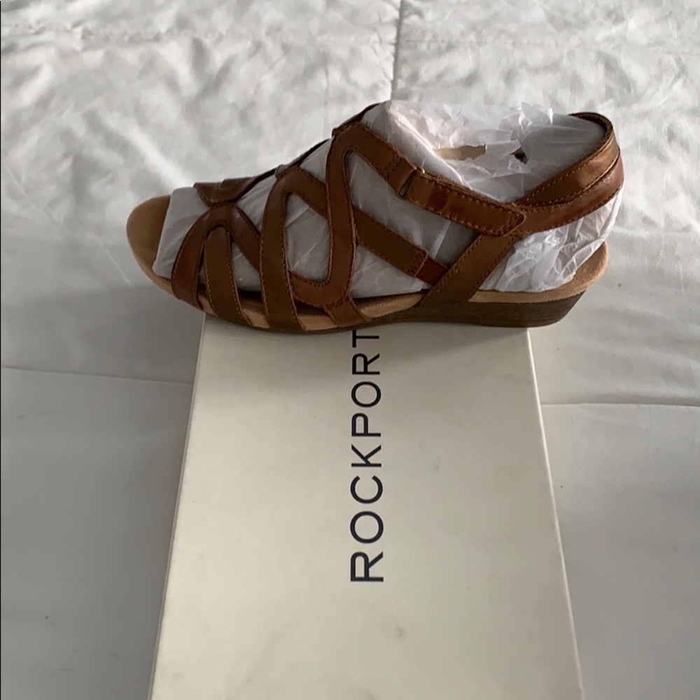 Rockport copper caged sandal